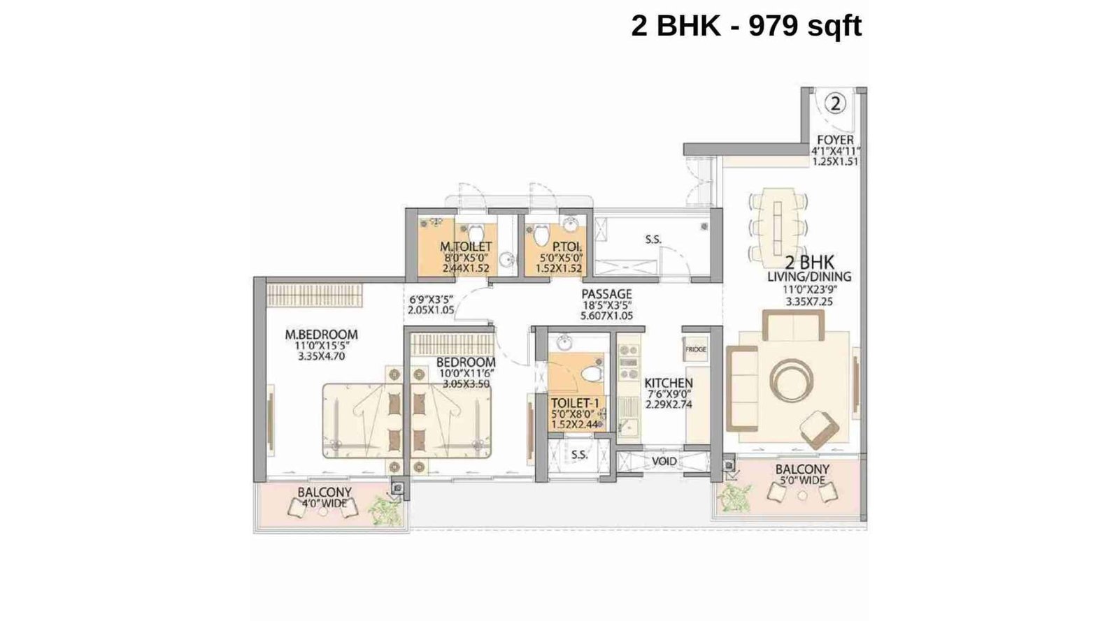 Sheth-Beaumonte-Floor-Plan-Tower-C-2-BHK-979-sqft