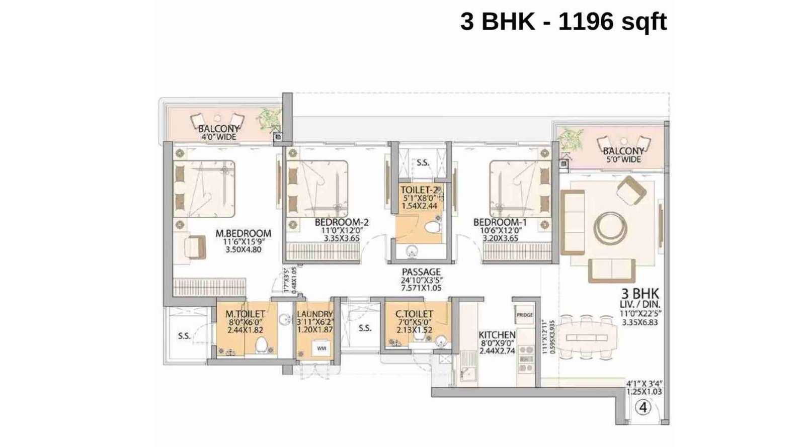 Sheth-Beaumonte-Floor-Plan-Tower-C-3-BHK-1196-sqft
